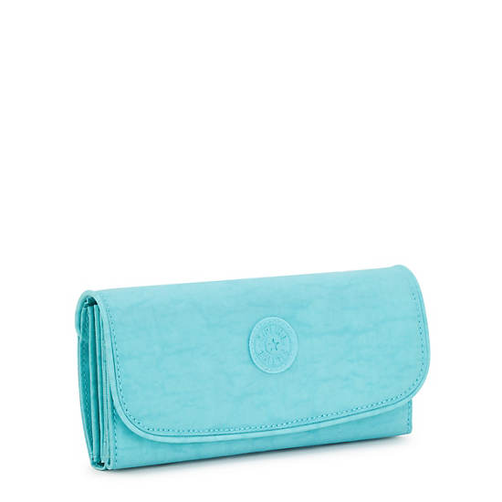 Kipling Money Land Snap Wallets Light Turquoise | WFZDB5683