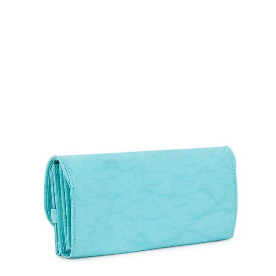 Kipling Money Land Snap Wallets Light Turquoise | WFZDB5683