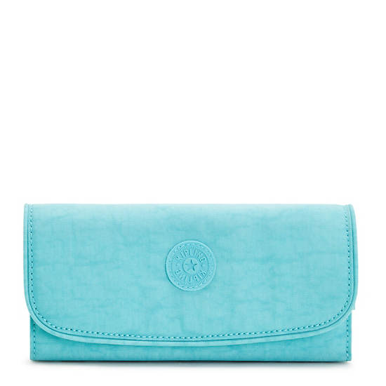 Kipling Money Land Snap Wallets Light Turquoise | WFZDB5683