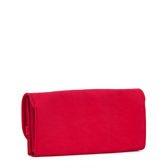 Kipling Money Land Snap Wallets Red / Dark / Red | SVGZU1830