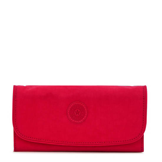 Kipling Money Land Snap Wallets Red / Dark / Red | SVGZU1830