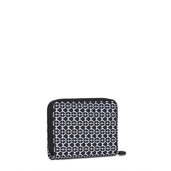 Kipling Money Love Printed Small Wallets Black / White | VIOEP2493