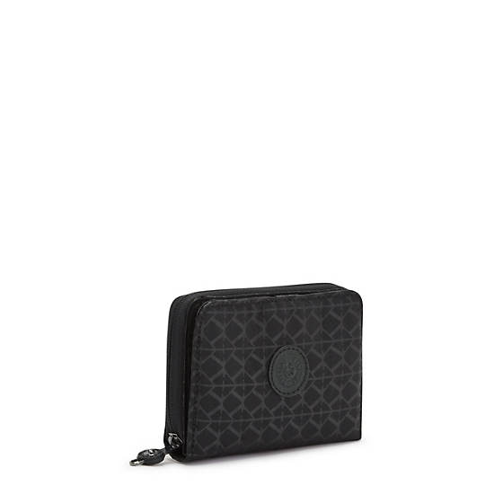 Kipling Money Love Small Printed Wallets Black | ZUQSJ3740