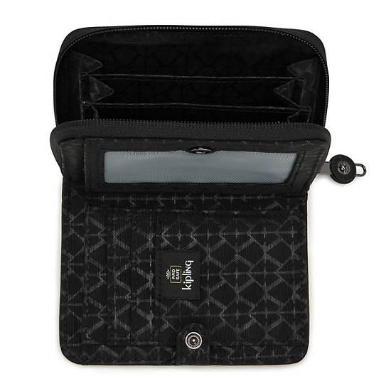 Kipling Money Love Small Printed Wallets Black | ZUQSJ3740