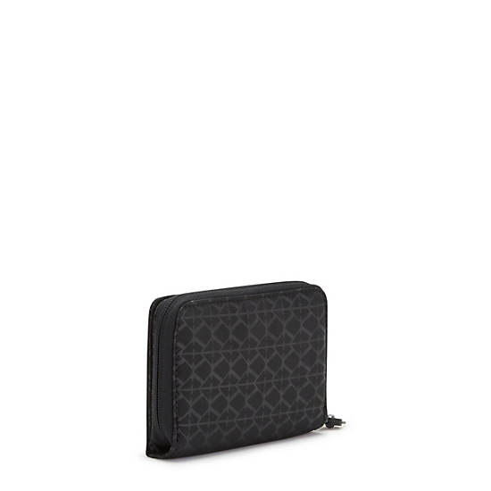 Kipling Money Love Small Printed Wallets Black | ZUQSJ3740