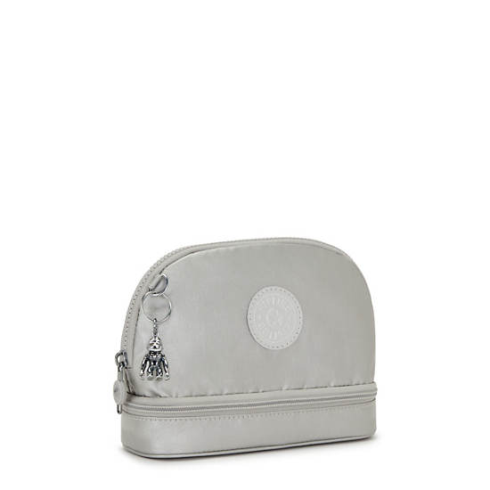 Kipling Multi Keeper Metallic Pouches Light Metal | MREPG3659