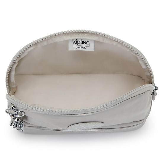 Kipling Multi Keeper Metallic Pouches Light Metal | MREPG3659