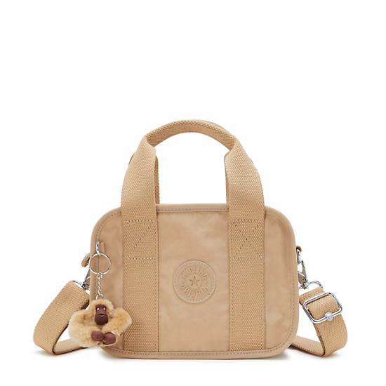 Kipling Nadale Crossbody Bags Light Brown | CVDQB0125