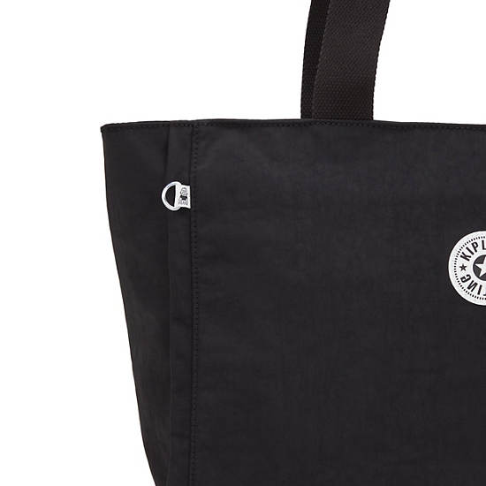 Kipling Nalo Tote Bags Black | BZGSP7246