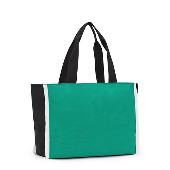 Kipling Nalo Tote Bags Deep / Green / Black | USCOI6548