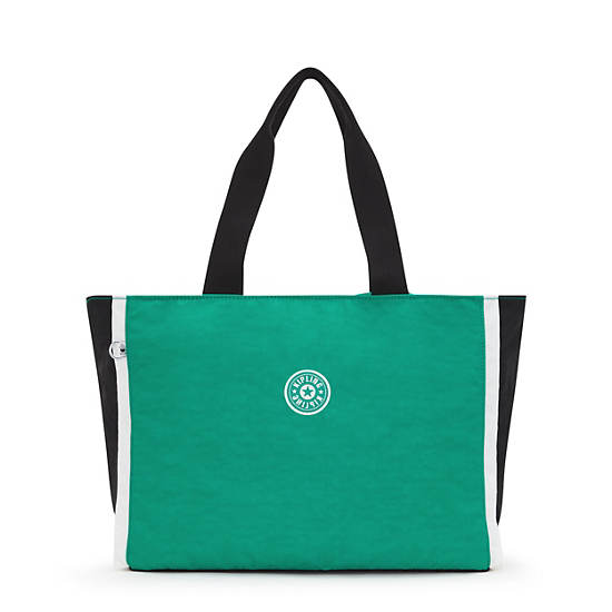 Kipling Nalo Tote Bags Deep / Green / Black | USCOI6548