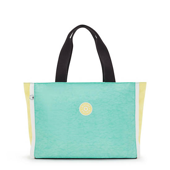 Kipling Nalo Tote Bags Turquoise | XUFSH0357