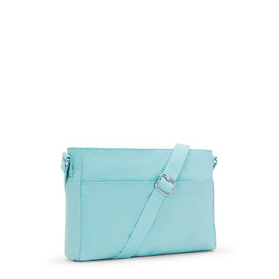 Kipling New Angie Crossbody Bags Light Turquoise | YREQS8294