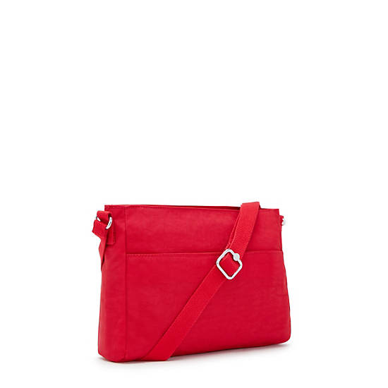 Kipling New Angie Crossbody Bags Red / Dark / Red | ZGVMH4126