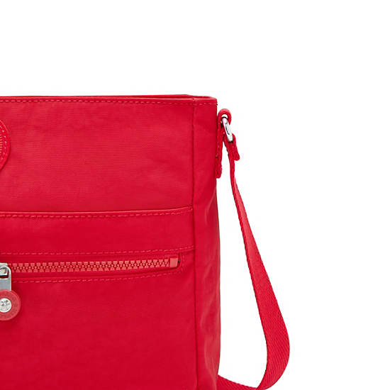 Kipling New Angie Crossbody Bags Red / Dark / Red | ZGVMH4126