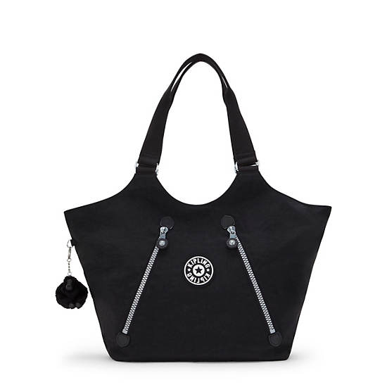 Kipling New Cicely Tote Bags Black | TVGRI7034