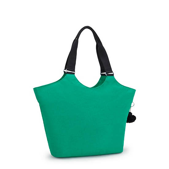 Kipling New Cicely Tote Bags Green | QHMRD0486