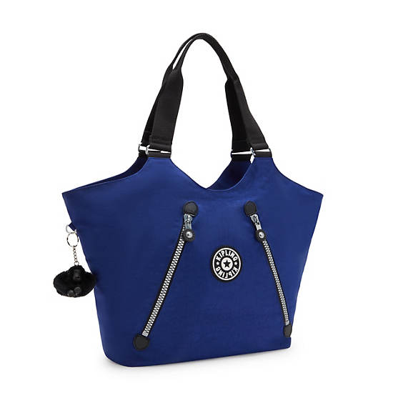 Kipling New Cicely Tote Bags Navy | WRAYM9306