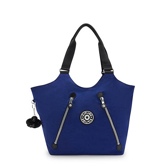 Kipling New Cicely Tote Bags Navy | WRAYM9306