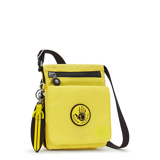 Kipling New Eldorado Body Glove Crossbody Bags Yellow | CJNPF0315