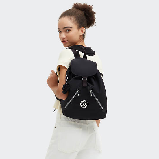 Kipling New Fundamental Large Backpack Black | VAMGJ2748