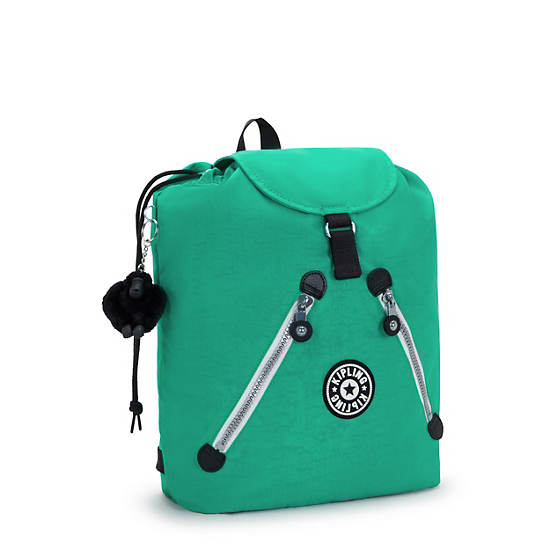 Kipling New Fundamental Large Backpack Green | NXLOT0569