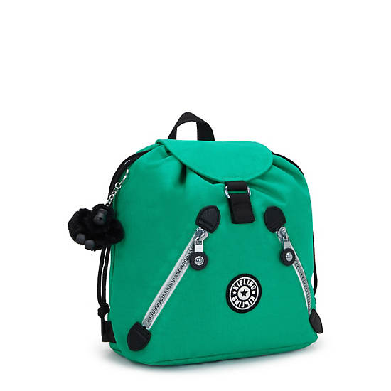 Kipling New Fundamental Small Backpack Green | LPUOI6241