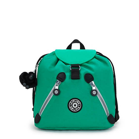 Kipling New Fundamental Small Backpack Green | LPUOI6241