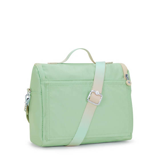 Kipling New Kichirou Metallic Lunch Bags Green / Metal | HCOIW7298