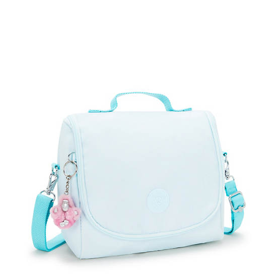 Kipling New Kichirou Metallic Lunch Bags White / Blue | EZSXB9825