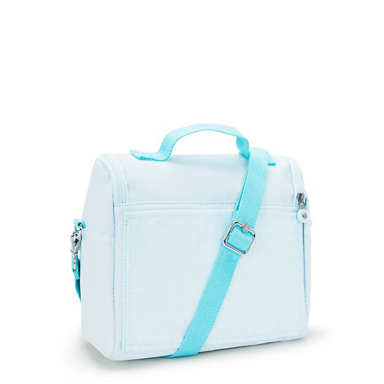 Kipling New Kichirou Metallic Lunch Bags White / Blue | EZSXB9825