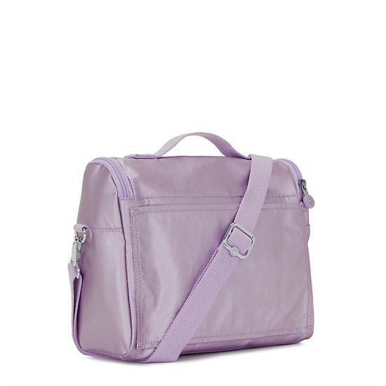 Kipling New Kichirou Metallic Lunch Bags Metal | QUNLZ1904