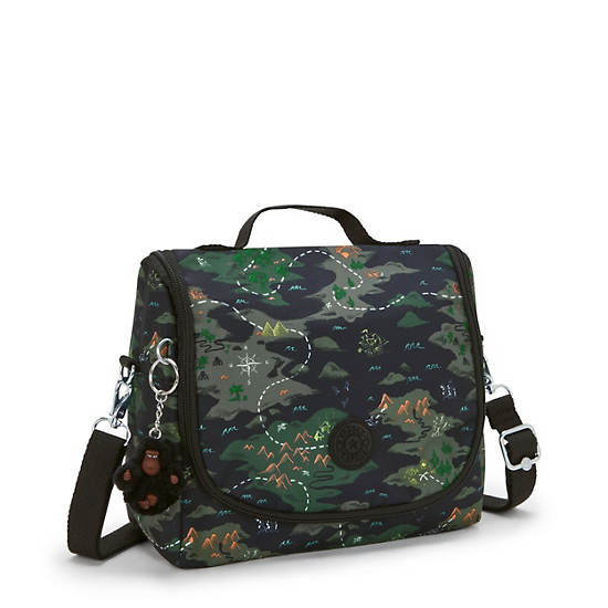 Kipling New Kichirou Printed Lunch Bags Green | CQBKZ1408