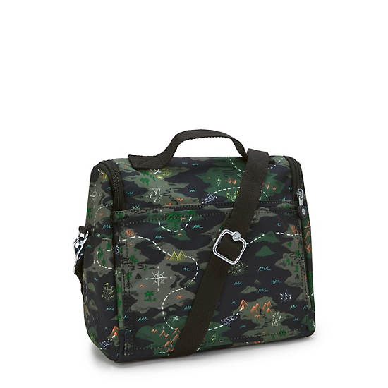 Kipling New Kichirou Printed Lunch Bags Green | CQBKZ1408