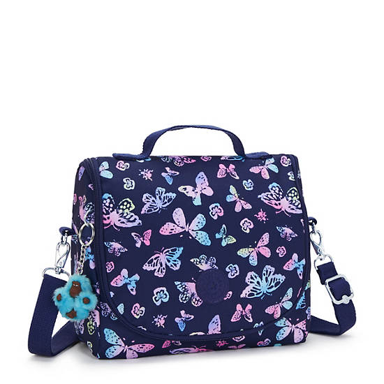 Kipling New Kichirou Printed Lunch Bags Purple / Multicolor | PXMOW1590