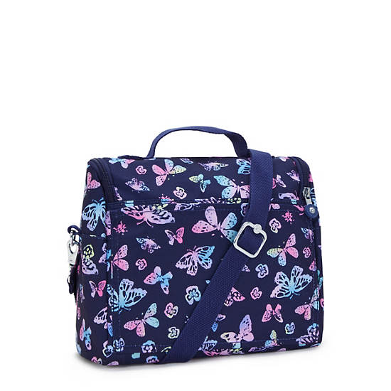 Kipling New Kichirou Printed Lunch Bags Purple / Multicolor | PXMOW1590