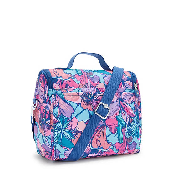 Kipling New Kichirou Printed Lunch Bags Blue / Multicolor | DYEFK9874