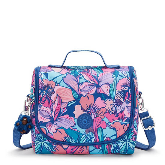 Kipling New Kichirou Printed Lunch Bags Blue / Multicolor | DYEFK9874