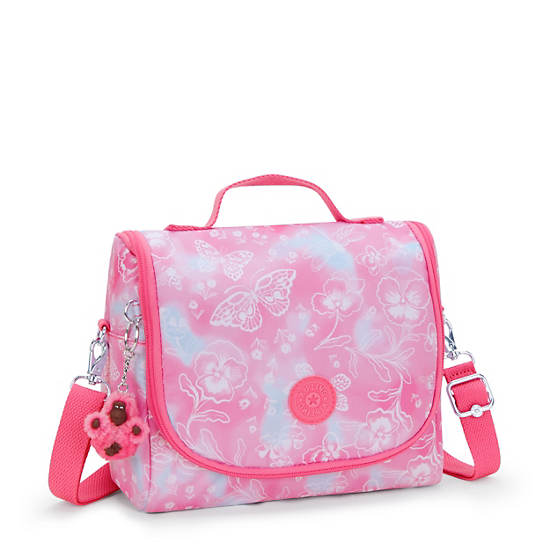 Kipling New Kichirou Printed Lunch Bags Pink / Blue | YWTMN0734