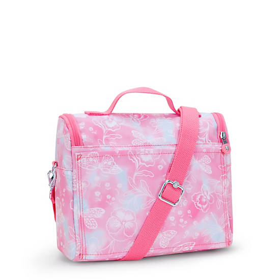 Kipling New Kichirou Printed Lunch Bags Pink / Blue | YWTMN0734