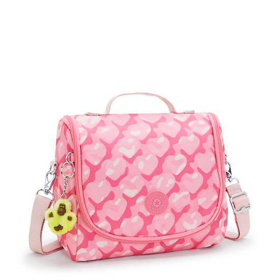 Kipling New Kichirou Printed Lunch Bags Pink | IJUTV8205