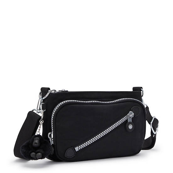 Kipling New Milos Shoulder Bags Black | RWPFO6941