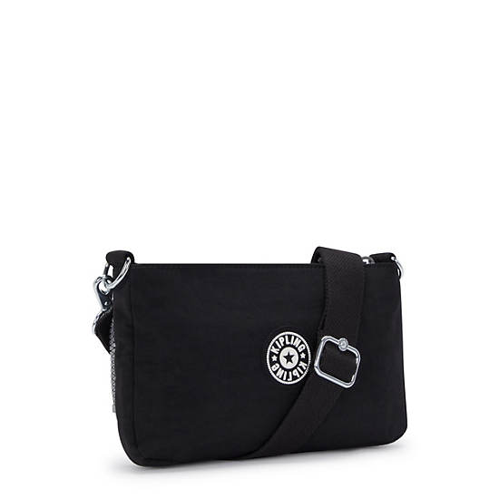 Kipling New Milos Shoulder Bags Black | RWPFO6941