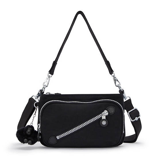 Kipling New Milos Shoulder Bags Black | RWPFO6941