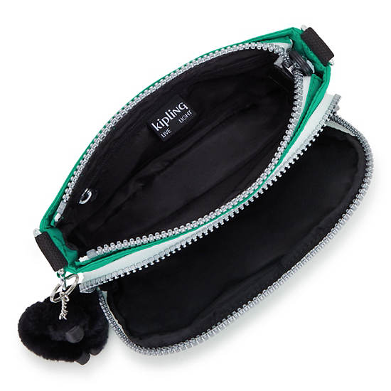 Kipling New Milos Shoulder Bags Green | DYLMR6154