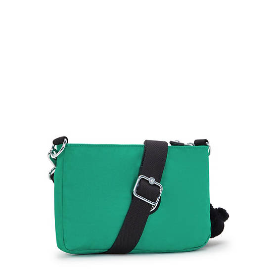 Kipling New Milos Shoulder Bags Green | DYLMR6154