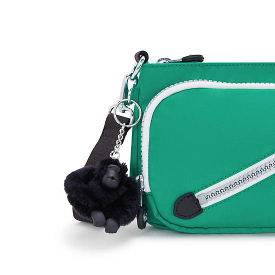 Kipling New Milos Shoulder Bags Green | DYLMR6154