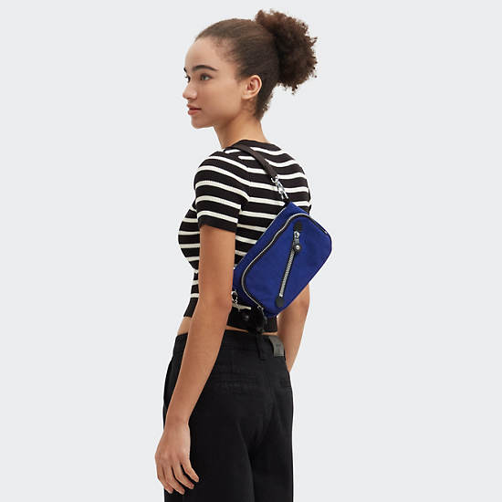 Kipling New Milos Shoulder Bags Navy | EZMRH7921