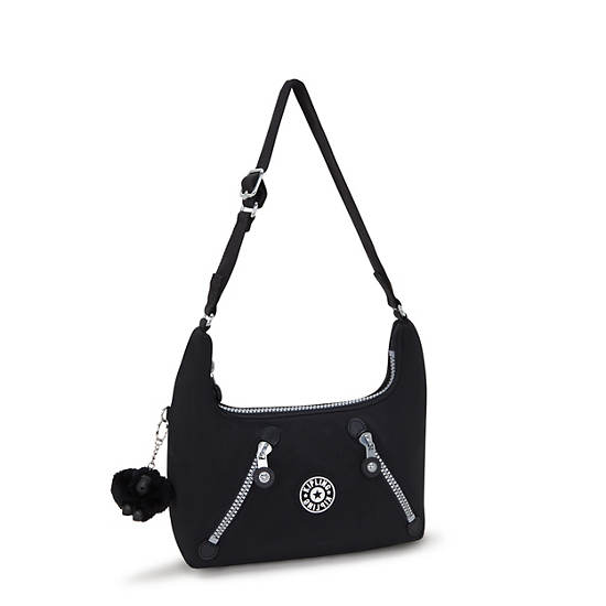 Kipling Nikki Shoulder Bags Black | ZECJX2465