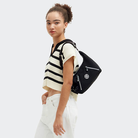 Kipling Nikki Shoulder Bags Black | ZECJX2465